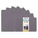 KING MOUNTAIN Canvas Repair Patch, 5×8 Inches 8pcs Self-Adhesive Waterproof Fabric Patch for Sofas, Tents, Furniture,Tote Bags, Car Seats (Grey)