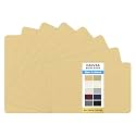 KING MOUNTAIN Canvas Repair Patch 5×8 Inch 8 Pcs Self-Adhesive Waterproof Fabric Patch for Sofas, Tents, Furniture,Tote Bags, Car Seats (Beige-1)