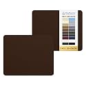 KING MOUNTAIN Canvas Repair Patch 9 x11 Inch 2 Pcs Self-Adhesive Waterproof Fabric Patch for Sofas, Tents, Furniture,Tote Bags, Car Seats (Dark Brown)