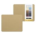 KING MOUNTAIN Canvas Repair Patch 9 x11 Inch 2 Pcs Self-Adhesive Waterproof Fabric Patch for Sofas, Tents, Furniture,Tote Bags, Car Seats (Flaxen)