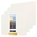 KING MOUNTAIN Canvas Repair Patch 9 x11 Inch 4 Pcs Self-Adhesive Waterproof Fabric Patch for Sofas, Tents, Furniture,Tote Bags, Car Seats (Off White)