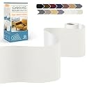 KING MOUNTAIN Canvas Repair Tape,Outdoor Gear Patch, 4×63 Inches,Waterproof,Self-Adhesive for Repairing Boat Covers,Sun Shades,Sofas,Tents,Lounge Chairs,Awnings (White1.0)