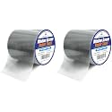 KING MOUNTAIN Grey Window Screen Repair Tape,3inX20FT Heavy Duty Screen Repair Kit for Window Screen and Screen Door Tears Holes,Strong Adhesive & Waterproof Window Screen Patch (Pack of 2)