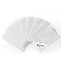 KING MOUNTAIN Self Adhesive Fabric Repair Patch, 5×8 Inches 8 Pcs, Quick Down Jacket Repair Patch, Waterproof Outdoor Gear Patch Kit for Tent,Backpacks,Umbrella, Gloves, Sleeping Bag (Clear)