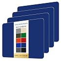 KING MOUNTAIN Self Adhesive Nylon Fabric Repair Patch, 9×11 Inches 4 Pcs, Quick Down Jacket Repair Patch, Waterproof Outdoor Gear Patch Kit for Tent,Backpacks,Umbrella, Gloves (Dark Blue)