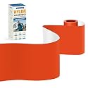 KING MOUNTAIN Self Adhesive Nylon Fabric Repair Tape, 4×63 Inches, Quick Down Jacket Repair Patch, Waterproof Outdoor Gear Patch Kit for Tent,Backpacks,Umbrella, Gloves, Sleeping Bag (Orange)