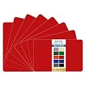 KING MOUNTAIN Self Adhesive Nylon Fabric Repair Patch, 5×8 Inches 8 Pcs, Quick Down Jacket Repair Patch, Waterproof Outdoor Gear Patch Kit for Tent,Backpacks,Umbrella, Gloves, Sleeping Bag (Red)