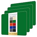 KING MOUNTAIN Self Adhesive Nylon Fabric Repair Patch, 9×11 Inches 4 Pcs, Quick Down Jacket Repair Patch, Waterproof Outdoor Gear Patch Kit for Tent,Backpacks,Umbrella, Gloves (Grass Green