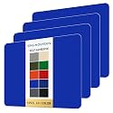 KING MOUNTAIN Self Adhesive Nylon Fabric Repair Patch, 9×11 Inches 4 Pcs, Quick Down Jacket Repair Patch, Waterproof Outdoor Gear Patch Kit for Tent,Backpacks, Umbrella, Gloves, Sleeping Bag (Blue
