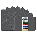 KING MOUNTAIN Self Adhesive Nylon Fabric Repair Patch, 5×8 Inches 8 Pcs, Quick Down Jacket Repair Patch, Waterproof Outdoor Gear Patch Kit for Tent,Backpacks,Umbrella, Gloves, Sleeping Bag (Dark Grey)