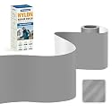 KING MOUNTAIN Self Adhesive Nylon Fabric Repair Tape, 4×63 Inches, Quick Down Jacket Repair Patch, Waterproof Outdoor Gear Patch Kit for Tent,Backpacks,Umbrella, Gloves, Sleeping Bag (Grey)