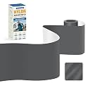 KING MOUNTAIN Self Adhesive Nylon Fabric Repair Tape, 4×63 Inches, Quick Down Jacket Repair Patch, Waterproof Outdoor Gear Patch Kit for Tent,Backpacks,Umbrella, Gloves, Sleeping Bag (Dark Grey)