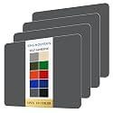 KING MOUNTAIN Self Adhesive Nylon Fabric Repair Patch, 9×11 Inches 4 Pcs, Quick Down Jacket Repair Patch, Waterproof Outdoor Gear Patch Kit for Tent,Backpacks,Umbrella, Gloves(Dark Grey
