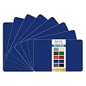 KING MOUNTAIN Self Adhesive Nylon Fabric Repair Patch, 5×8 Inches 8 Pcs, Quick Down Jacket Repair Patch, Waterproof Outdoor Gear Patch Kit for Tent,Backpacks,Umbrella, Gloves, Sleeping Bag (Dark Blue)