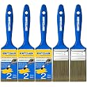 King Origin 2 Inch Paint Brushes, 5 PCS Versatile Paint Brush Set