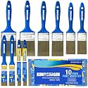 King Origin Paint Brush Set, 10 Pack Paint Brush 0.5" 1" 1.5" 2" 2.5"