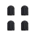 Universal Tire Valve Stem Caps | Plastic Dustproof Air Valve Covers for Car, Bike, Bicycle, Motorcycle & Truck | Universal Fit Easy Grip Screw-On Tire Stem Covers for Wheels (Set of 10)