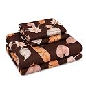 King Size Fitted Bedsheet 7534x8034 2 Covers-Brown