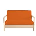 King Size Futon Covers - 100% Egyptian Cotton Futon Slipcovers Orange
