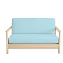 King Size Futon Covers - 100% Egyptian Cotton Futon Slipcovers Light Blue