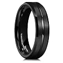 King Will Tungsten Carbide Wedding Band for Men Size 4-16