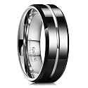 King Will Tungsten Carbide Wedding Band for Men Size 4-16