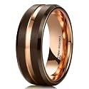 King Will Tungsten Carbide Wedding Band for Men Size 4-16
