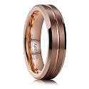 King Will Tungsten Carbide Wedding Band for Men Size 4-16