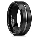 King Will Tungsten Carbide Wedding Band for Men Size 4-16