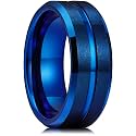 King Will Tungsten Carbide Wedding Band for Men Size 4-16