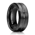 King Will Tungsten Carbide Wedding Band for Men Size 4-16