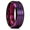 King Will Tungsten Carbide Wedding Band for Men Size 4-16