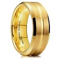 King Will Tungsten Carbide Wedding Band for Men Size 4-16