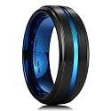 King Will Tungsten Carbide Wedding Band for Men Size 4-16