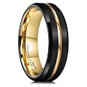 King Will Tungsten Carbide Wedding Band for Men Size 4-16