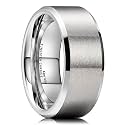 King Will Tungsten Men's Wedding Ring - Available in 6mm to 10mm
