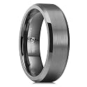 King Will Tungsten Men's Wedding Ring - Available in 6mm to 10mm