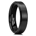 King Will Tungsten Men's Wedding Ring - Available in 6mm to 10mm