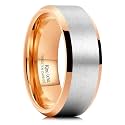 King Will Tungsten Men's Wedding Ring - Available in 6mm to 10mm