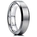 King Will Tungsten Men's Wedding Ring - Available in 6mm to 10mm