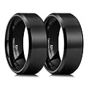 King Will Tungsten Men's Wedding Ring - Available in 6mm to 10mm