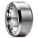 King Will Tungsten Men's Wedding Ring - Available in 6mm to 10mm