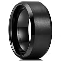 King Will Tungsten Men's Wedding Ring - Available in 6mm to 10mm