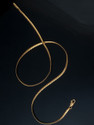 King of World Fashion Imported 5 mm 20 in Cuban Chain Rose Gold Plated chain with Lobster Claw Clasp Gold-plated Plated Alloy Chain