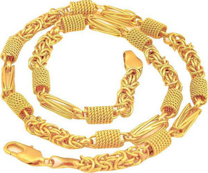 king of world fashion timeless elegance the ultimate mens stainless steel chain gold-plated plated alloy chain