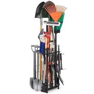 kingarage black garden tool organizer up to 50 tools steel garage shed outdoor 1534 x 1534 x 27234 h