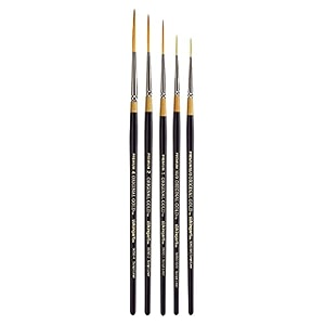 kingart b-030 premium original gold 9050 series art set set of 5 5 piece