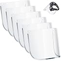 Kingdder 6 Pcs Face Shield Replacement Visors for Grinding, Aluminum Edge