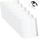 Kingdder 6 Pcs Face Shield Replacement Visors for Grinding, Edgeless