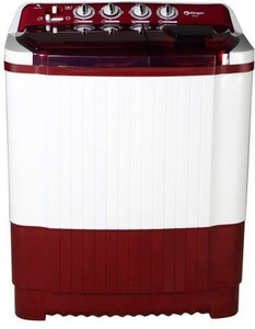 kinger 85 kg semi automatic top load maroon washing machine 85 kg with dryer 5 star consumption  heavy wash function